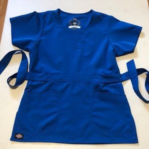 Royal Blue Scrub Top